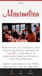 Mobile Screenshot of maximilienrestaurant.com